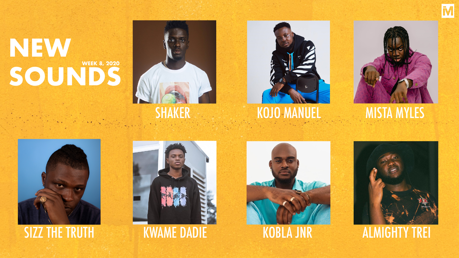 NEW SOUNDS WEEK 8 100 1