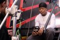 Nasty C on the set of Doritos Fearlessly Flavourful In The Truck Series